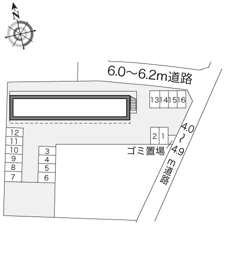 ★手数料０円★下都賀郡壬生町安塚　月極駐車場（LP）